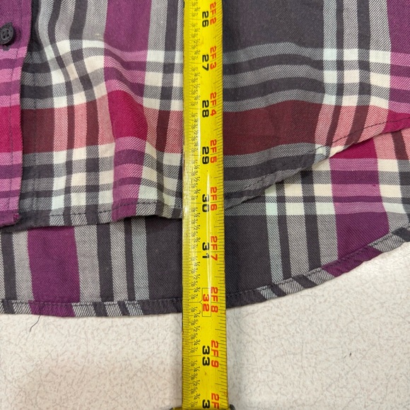 Mudd Multicolor Plaid Button Down Shirt - Picture 7 of 9